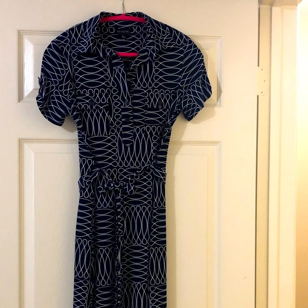Navy blue dress